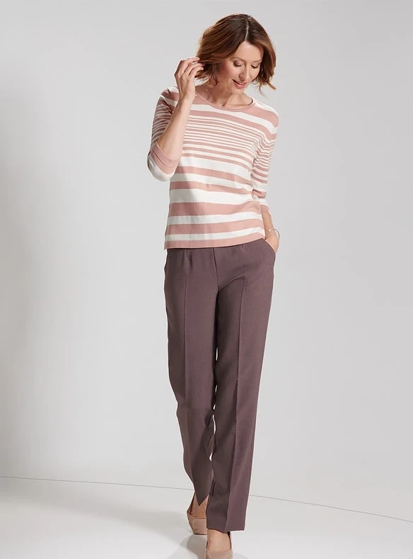 Schicke, knitterfreie Hose