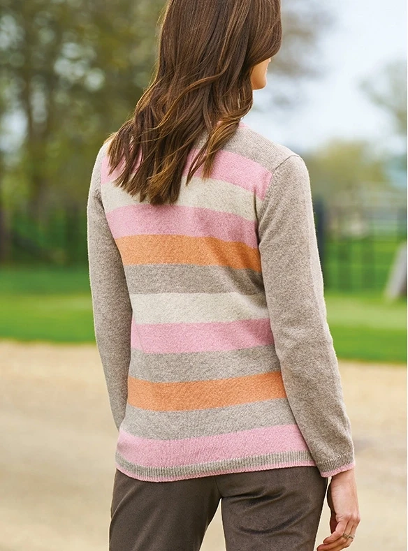 Kuschelige Lambswool-Strickjacke