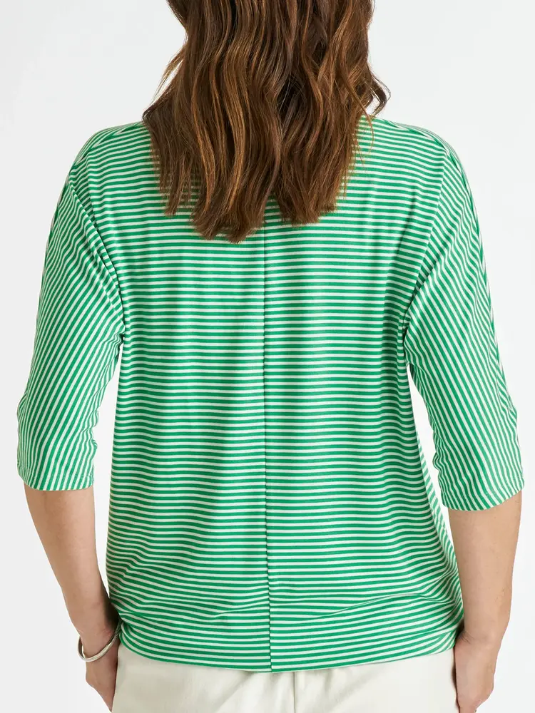 Blouson-Shirt mit Knotensaum