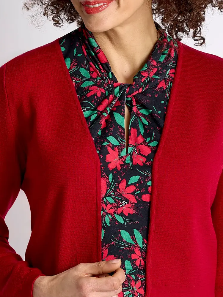 Bolero-Jacke aus Merinowolle