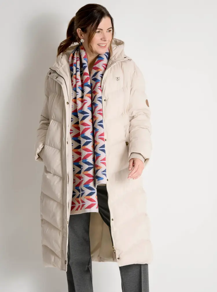 Chevron-Schal aus Lambswool