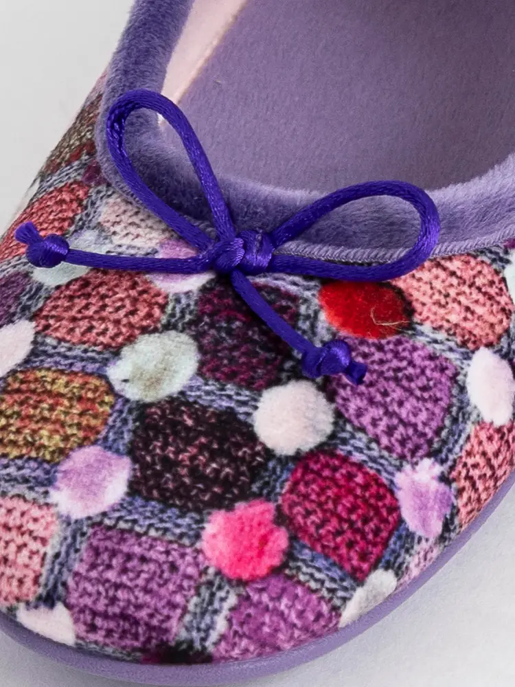 Gepolsterte Ballerina-Slipper