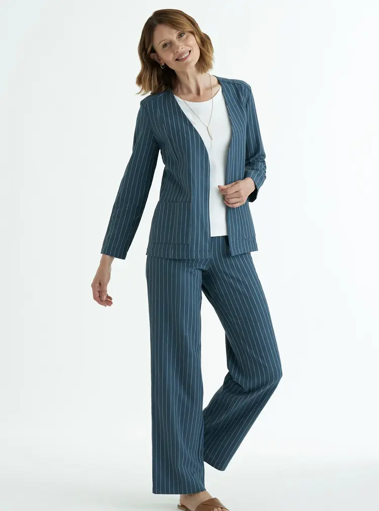 Gestreifte Jacke