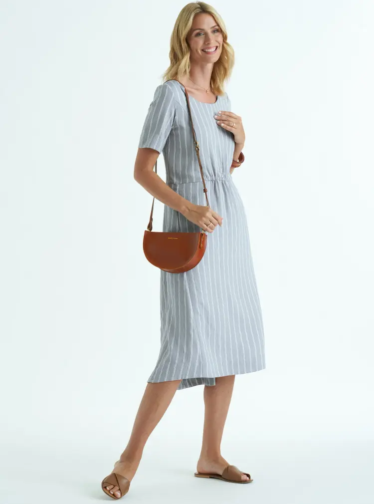 Gestreiftes Wohlfühlkleid