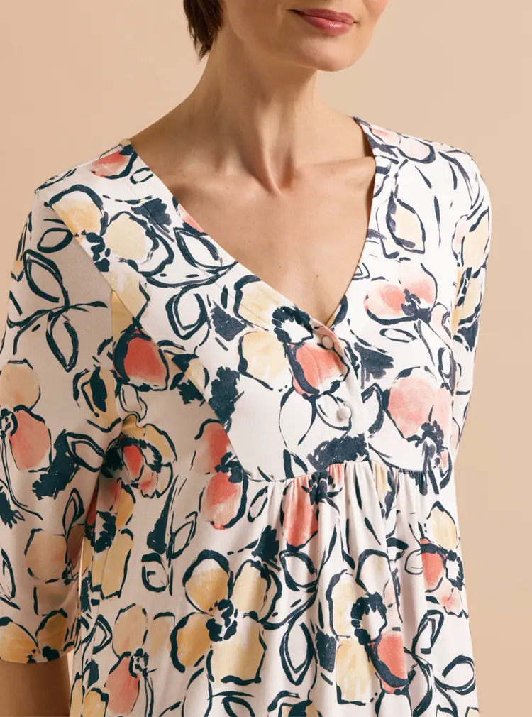 Jersey-Nachtkleid aus Mikromodal