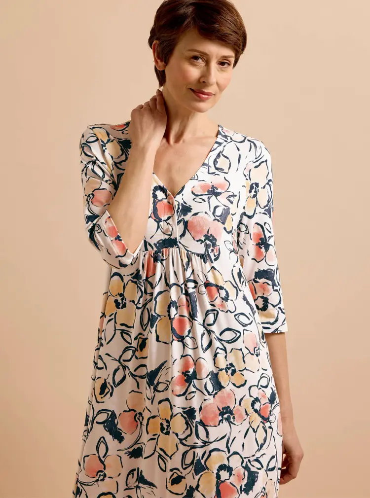 Jersey-Nachtkleid aus Mikromodal